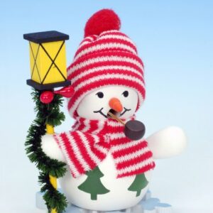 Räuchermann Schneemann mit Laterne - nur noch 1 Stück