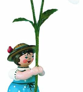 Blumenmädchen mit Schneeglöckchen