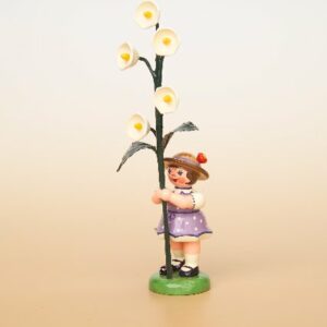 Blumenmädchen mit Maiglöckchen