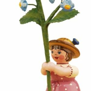 Blumenmädchen mit Vergissmeinnicht