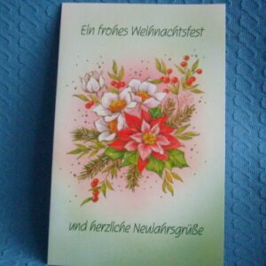 Karte: Weihnachtssterne