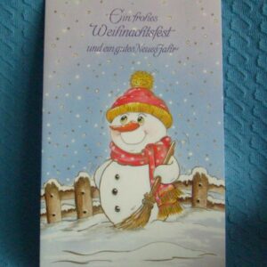 Karte: Schneemann
