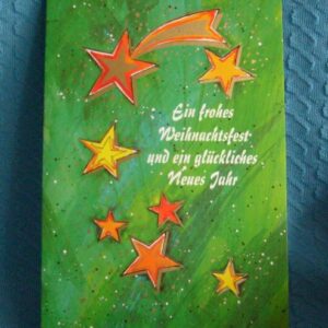 Karte: Weihnachtssterne