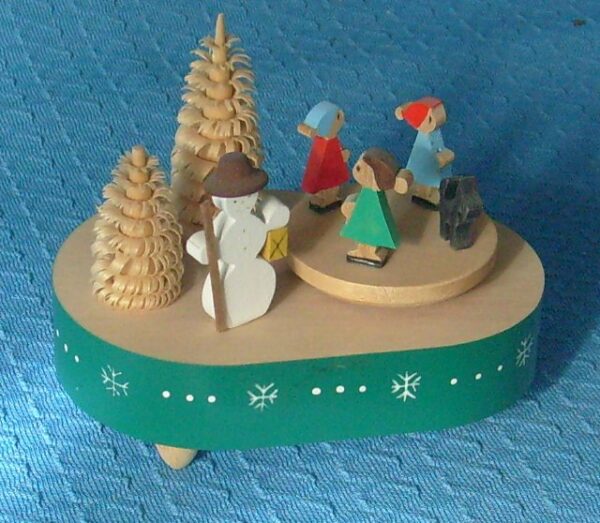 Spieldose Schneemann bauen - nur noch 1 Stück