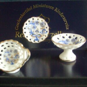 Schalenset gold Zwiebelmuster