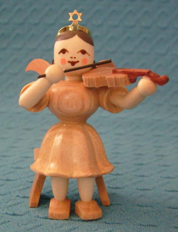 Engel sitzend mit Violine