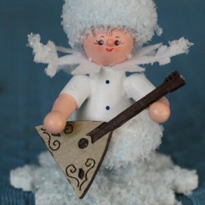 Schneeflöckchen mit Balalaika- vorrätig 1 Stück