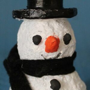 Schneemann mit Hut