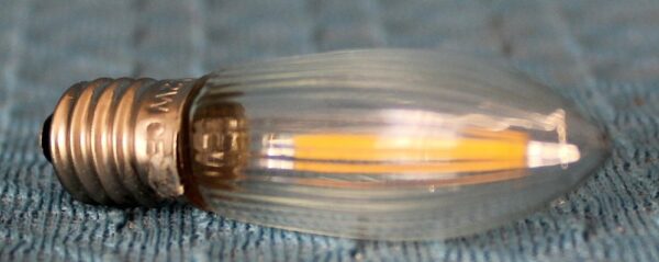 LED - Spitzkerzen 34V 0,2W Fassung E10