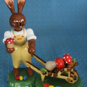 Hase mit Schubkarre (nur noch 1 Stück)