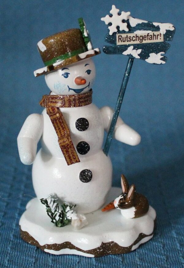 Schneemann Rutschgefahr - vorrätig 1 Mal