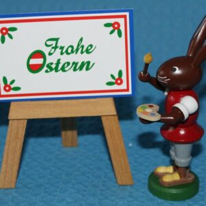 Hase mit Staffelei - noch 2 Stück vorrätig