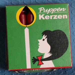 Puppenkerzen rot