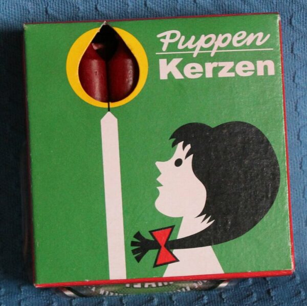 Puppenkerzen rot