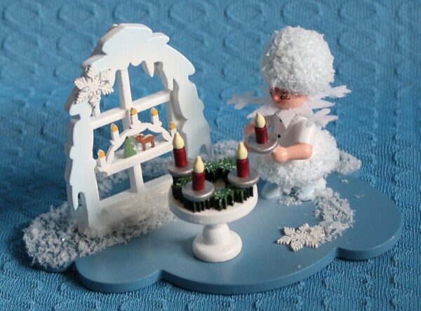 Schneeflöckchen mit Lichterkranz - Ausverkauft