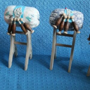 Mini-Klöppelsack als Nadelkissen