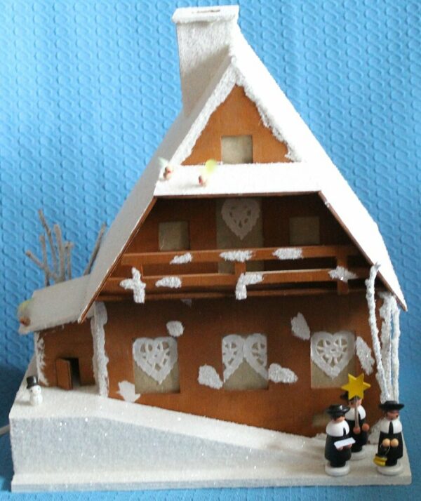 beleuchtetes Winterhaus - nur 2 Stück