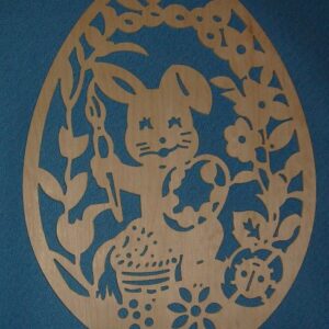 Osterhase mit Staffelei - vorrätig 3 Stück