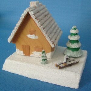 Räucherhaus winterlich beschneit