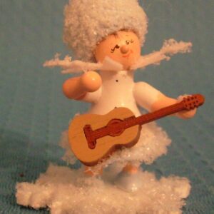 Schneeflöckchen mit Gitarre- vorrätig 1 Stück