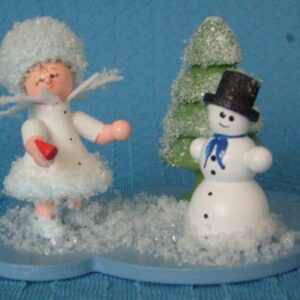 Schneeflöckchen mit Schneemann- vorrätig 1 Stück
