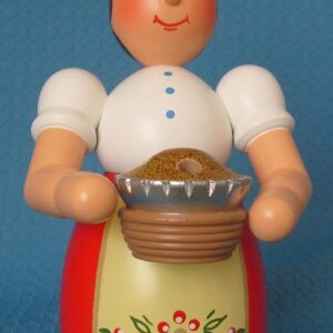 Rauchfrau mit Kuchen (Restbestand 1 Stück)