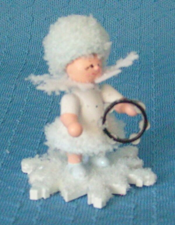 Schneeflöckchen mit Tamburin- vorrätig 1 Stück