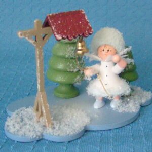 Schneeflöckchen mit Glocke - vorrätig 1 Stück