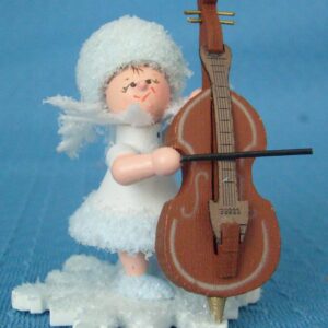 Schneeflöckchen mit Kontrabass- vorrätig 1 Stück