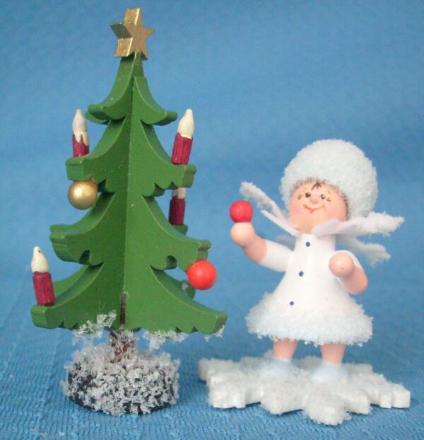 Schneeflöckchen mit Tannenbaum- vorrätig 1 Stück
