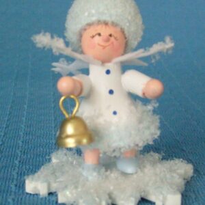 Schneeflöckchen mit Glöckchen- vorrätig 1 Stück