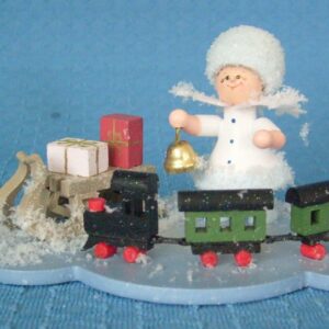 Schneeflöckchen mit Eisenbahn- vorrätig 1 Stück