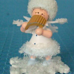 Schneeflöckchen mit Panflöte- vorrätig 1 Stück