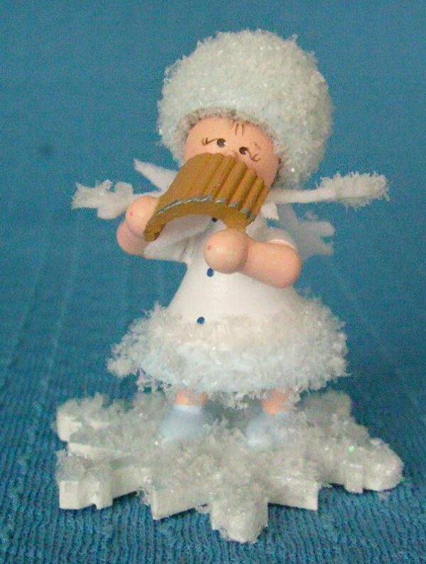 Schneeflöckchen mit Panflöte- vorrätig 1 Stück
