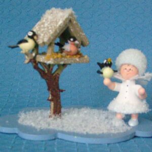 Schneeflöckchen mit Futterhaus- Ausverkauft