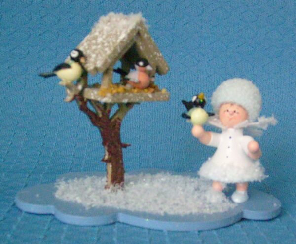 Schneeflöckchen mit Futterhaus- Ausverkauft