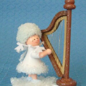 Schneeflöckchen mit Harfe- vorrätig 1 Stück