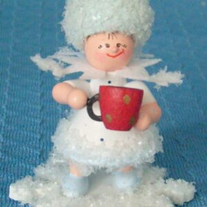 Schneeflöckchen mit Glühweintasse- Ausverkauft