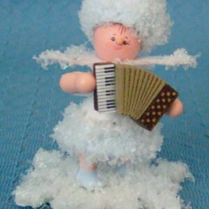 Schneeflöckchen mit Akkordeon- vorrätig 1 Stück