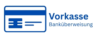 Logo Vorkasse Banküberwesung