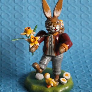 Hasenvater mit Narzisse