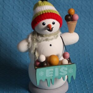 Schneemann als Eisverkäufer - vorrätig 1 Stück