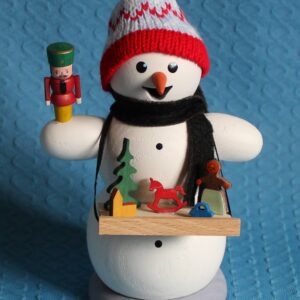 Schneemann als Weihnachtsmarkthändler - vorrätig 1 Stück