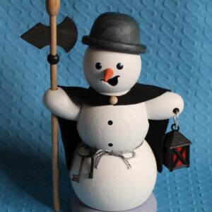 Schneemann als Nachtwächter - vorrätig 1 Stück
